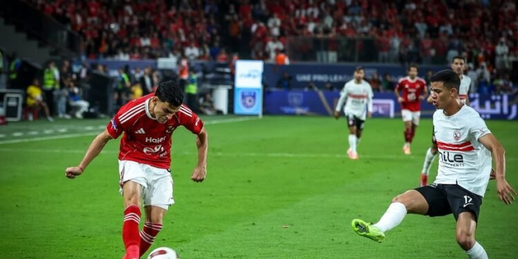 حسين الشحات يسجل الهدف الثاني للأهلي أمام الزمالك في قمة الدوري