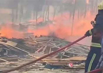 أول رد من مدينة الإنتاج الإعلامي على حريق موقع تصوير مسلسل "بيت بابا 2"