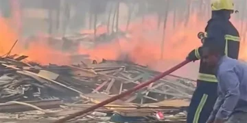أول رد من مدينة الإنتاج الإعلامي على حريق موقع تصوير مسلسل "بيت بابا 2"
