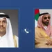 طحنون بن زايد ورئيس وزراء قطر