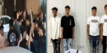 ضبط 4 طلاب تعدوا بالضرب على بعضهم أمام مبنى جامعة بشمال سيناء
