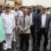 محافظ بني سويف يتابع ميدانيًا حريق مصنع ورق ببياض العرب