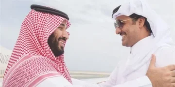 أمير قطر وولي العهد السعودي يبحثان الجهود الدبلوماسية لتهدئة الأوضاع في المنطقة