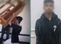 التحقيق مع طالب ألقى مقاعد الفصل الدراسي على أحد زملائه في المدرسة بالمنوفية