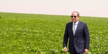المتحدث الرئاسي ينشر صور الرئيس السيسي خلال افتتاح الدلتا الجديدة