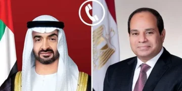 السيسي يؤكد دعم الإمارات ويدين الهجوم الإيراني