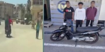 الداخلية تضبط 3 طلاب ألقوا أكياس مياه على المارة بدمياط