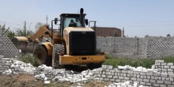 إزالة 2650 حالة تعدٍ على أراضي الدولة بالبحيرة