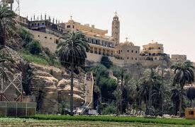 جبل الطير بالمنيا تستقبل آلاف الزوار في احتفالات العائلة المقدسة