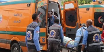 سقوط 3 شباب من دراجة نارية ودهس أحدهم أعلى كوبري  بالزقازيق
