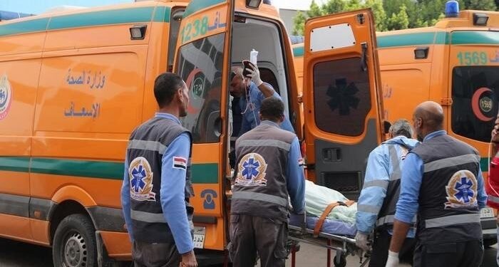 سقوط 3 شباب من دراجة نارية ودهس أحدهم أعلى كوبري  بالزقازيق