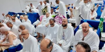 بعثة حجاج الجمعيات تتابع تفويج الحجيج من عرفات لمزدلفة