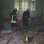 الحماية المدنية تسيطر على حريق بمسجد التقوى في العجوزة