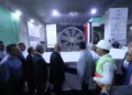 وزير النقل يشهد خروج ماكينة الحفر النفقى الثانية من محطة المساحة بالمترو