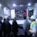 وزير النقل يشهد خروج ماكينة الحفر النفقى الثانية من محطة المساحة بالمترو
