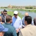 محافظ الجيزة يوجه بسرعة الانتهاء من تأمين جانبى ترعة المريوطية