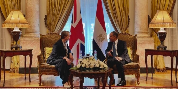 وزيرا خارجية مصر وبريطانيا