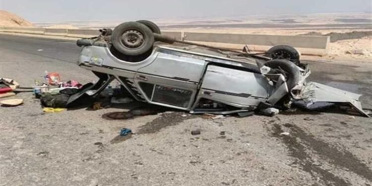 مصرع رئيس مدينة طابا في حادث انقلاب سيارة على الطريق الدولي بجنوب سيناء