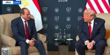 السيسي يلتقى نظيره الأمريكي دونالد ترامب بقمة السبع