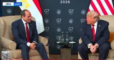 السيسي يلتقى نظيره الأمريكي دونالد ترامب بقمة السبع