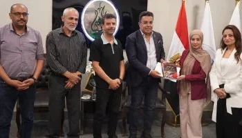 حزب الوعي يستقبل الأسير الفلسطيني المُحرر