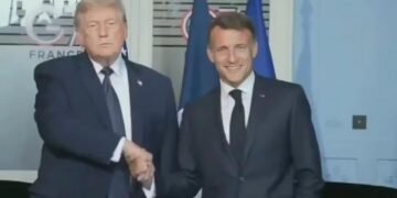 ترامب وماكرون