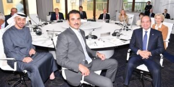 جانب من أعمال قمة مجموعة السبع