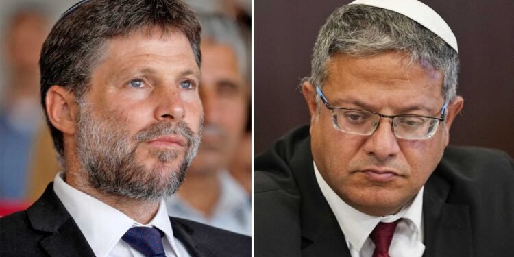 سموتريتش وبن جفير يهددان بـ“فتح أبواب الجحيم” على جنوب لبنان