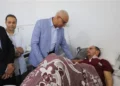 محافظ شمال سيناء يزور الجرحى والمرضى الفلسطينيين بمستشفى الشيخ زويد المركزي