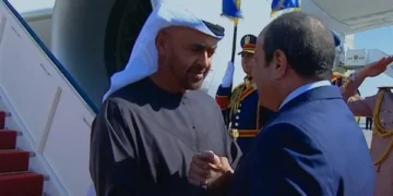 السيسي يستقبل الشيخ محمد بن زايد آل نهيان رئيس دولة الإمارات العربية المتحدة اليوم