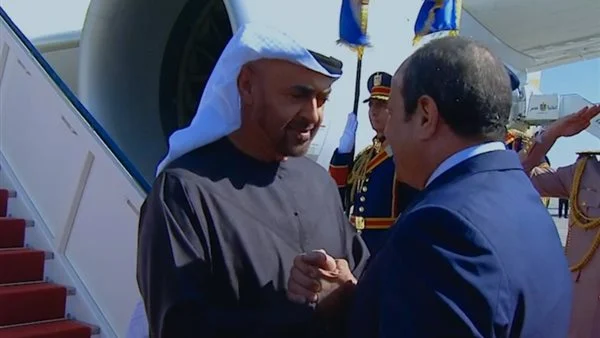 السيسي يستقبل الشيخ محمد بن زايد آل نهيان رئيس دولة الإمارات العربية المتحدة اليوم