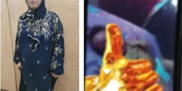 ضبط سيدة بتهمة التعدي على ابنها وتصويره فيديو بالجيزة