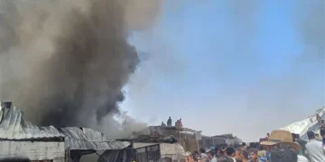 السيطرة على حريق بمخزن في شق التعبان دون وقوع إصابات