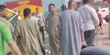 إصـابة 19 شخصا في حـادث تصــادم سيارتين ميكروباص على الطريق الإقليمي في المنوفية