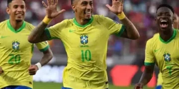 فينيسيوس ورافينيا يقودان هجوم البرازيل أمام مصر وديًا