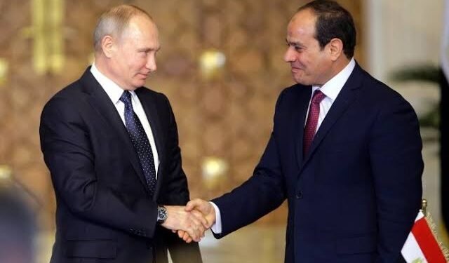 بوتين يشيد بالسيسي: صديق مقرب لروسيا