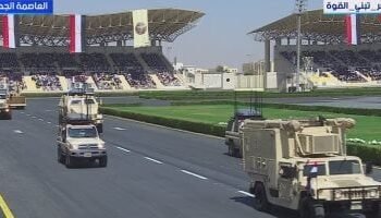استعراض معدات متخصصة ومنظومات دفاعية خلال افتتاح القيادة الاستراتيجية