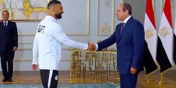 محمد صلاح يشكر الرئيس السيسي: دعمك لنا أكبر تكريم