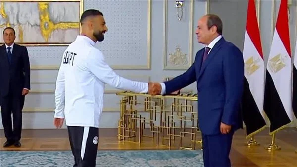 محمد صلاح يشكر الرئيس السيسي: دعمك لنا أكبر تكريم