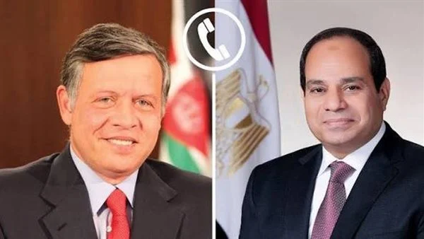 الرئيس السيسي لـ العاهل الأردني: نرفض وندين الاعتداءات الإيرانية على المملكة