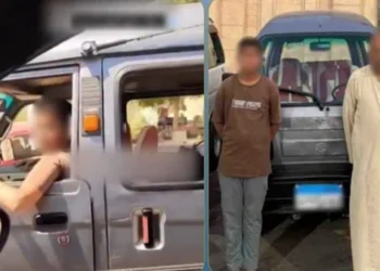 الداخلية تكشف تفاصيل قيادة صغير لسيارة فان بالهرم