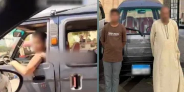 الداخلية تكشف تفاصيل قيادة صغير لسيارة فان بالهرم