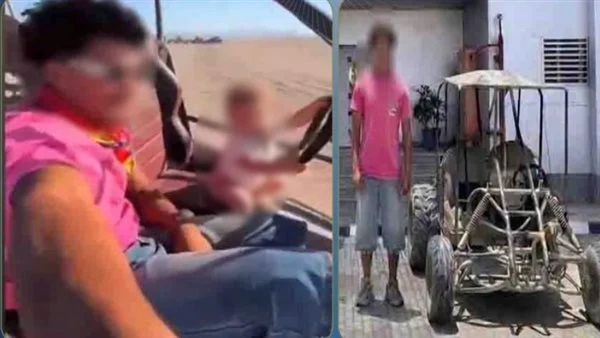ضبط عامل سمح لصغير بقيادة سيارة سفاري في البحر الأحمر