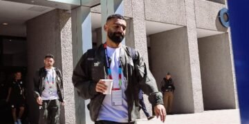 منتخب مصر يتحرك إلى ملعب دالاس ستاديوم قبل مواجهة أستراليا ‏(صور‏)