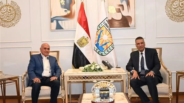 محافظ جنوب سيناء يستقبل رئيس الجهاز التنفيذي لتعمير سيناء لمتابعة مشروعات الخطة الاستثمارية