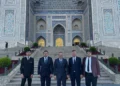 وزير التعليم العالي يتفقد مركز الحضارة الإسلامية في أوزبكستان ويبحث تعزيز التعاون الجامعي