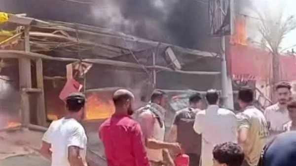 مصرع 3 أشخاص إثر حريق مخزن مواد طلاء في المنوفية