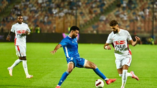 الزمالك يتفوق بهدف في الشوط الأول أمام منتخب السويس بتروجت