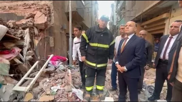 مصرع 4 أشخاص في انهيار عقار بزفتى.. وتحرك عاجل من محافظ الغربية
