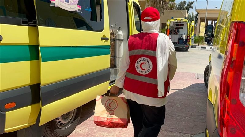 الدفعة الـ75 تصل إلى مصر.. والهلال الأحمر يواصل مهمته الإنسانية في رفح